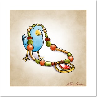 Fashion Bird - Necklace Posters and Art